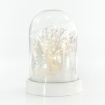 Eurolamp osvětlená kopule s jeleny a stromy 10 LED 12,5 x 18,5 cm – Hledejceny.cz