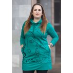 Dlouhá mikina MANET Černá – Zboží Dáma