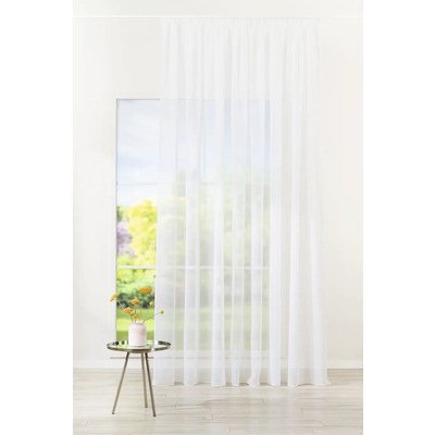 Záclona Voile crush bílá 300x260 cm – Hledejceny.cz