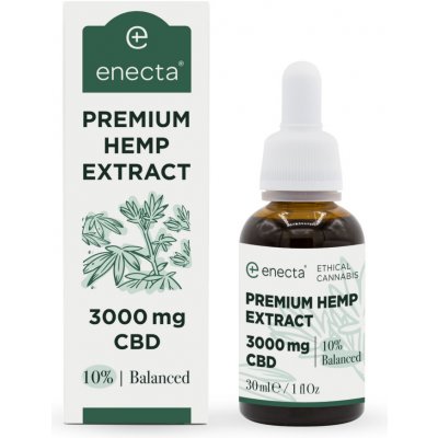 Enecta CBD Konopný olej 10%, 30 ml 3000 mg – Hledejceny.cz