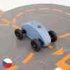 Auta, bagry, technika Trihorse Autíčko Finger Car modré s puzzle skládačkou