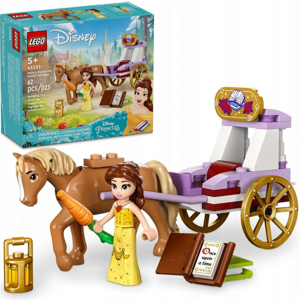 LEGO® Disney 43233 Belle\'s Storytime Koňský kočár