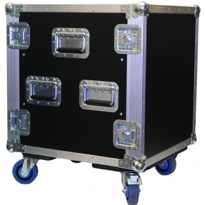 EXAFIX Flight case 12U/460mm kola BK