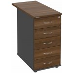 Hobis K 35 C N 80 5 zásuvek léta napříč 80 cm ořech – Hledejceny.cz