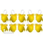 BD-TOVA Vajíčko lakované žluté závěs 10 ks – Sleviste.cz