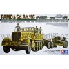 Sběratelský model Tamiya 35246FAMO and Tank Transporter Sd.Anh.216 1:35