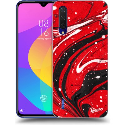 Pouzdro Picasee silikonové Xiaomi Mi 9 Lite - Red black černé – Zbozi.Blesk.cz