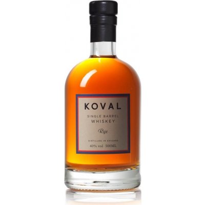 Koval Rye Whisky 40% 0,5 l (holá láhev)