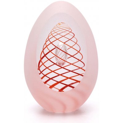 Artcristal Bohemia Broušené těžítko - dekor 01 Barva: Červená / Oranžová, Výška: 10 cm – Hledejceny.cz