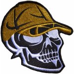 Warrior Dog Lebka s kšiltovkou Barva kšiltovky: Zlatá, Velikost nášivky: 10 cm – Sleviste.cz