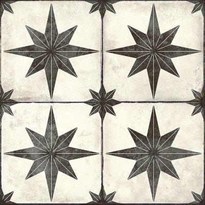 Superceramica Hidraulico Star Black 45 x 45 cm 1,62m²