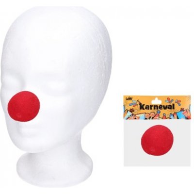 Molitanový klaunský nos červený – Sleviste.cz