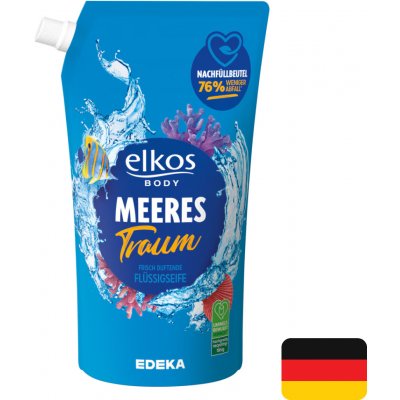 Elkos tekuté mýdlo mořský sen sáček 750 ml – Zboží Dáma