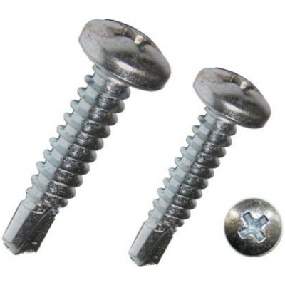 Dresselhaus 10145347 Šrouby samořezné do plechu, 4,2 x 16 mm, křížové, balení 16 ks, Zn 10145347 – Sleviste.cz