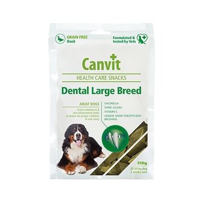 Canvit Snacks NEW Canvit Snacks Dental Large Breed-Duck 250g