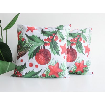 Xpose bavlna Vánoční CESMÍNA 40 x 40 cm 2ks – Sleviste.cz