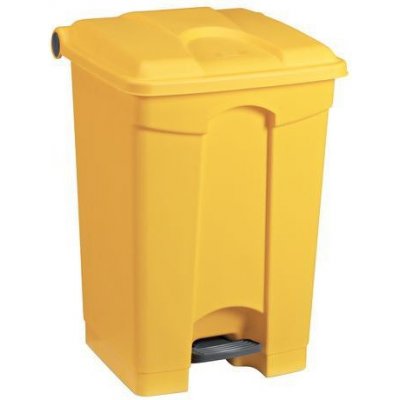 MAN Plastové odpadkové koše Manu 70 l žlutý
