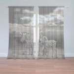 Sablio Záclony Zebry: 2ks 150x250cm – Hledejceny.cz