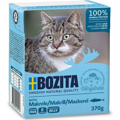 Bozita Cat kousky v želé s makrelou, tetrapak 370 g