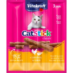 Vitakraft Vitakraft Cat pochoutka Stick Clasic Poultry/Liver 3ks