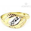 Prsteny Adanito BRR0818GS Zlatý z kombinovaného Zlata