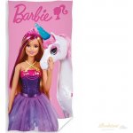 Carbotex dětská osuška 70 × 140 cm Barbie a kouzelný jednorožec – Zbozi.Blesk.cz