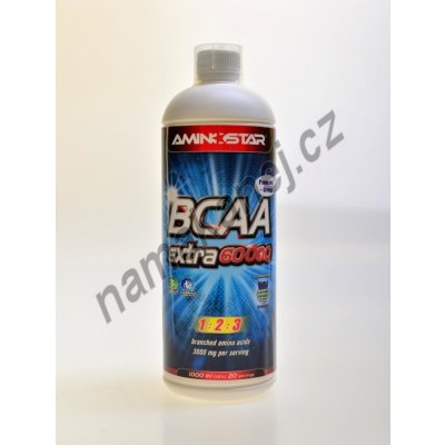 Aminostar BCAA Extra 60000 Liquid 1000 ml – Zboží Mobilmania