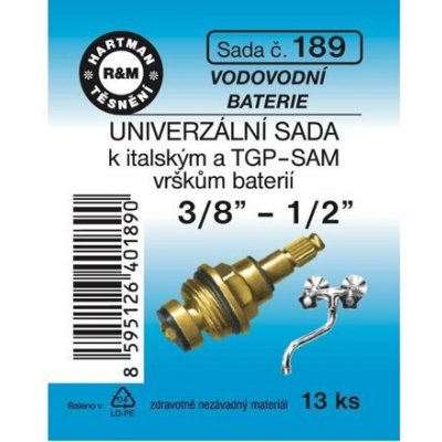HARTMAN těsnění komplet k vrškům italské baterie 3/8"-1/2", sada č. 189 – Hledejceny.cz