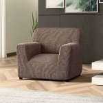 GA.I.CO bielastický potah na křeslo Costina ořískový 60 - 110 cm – Zboží Mobilmania