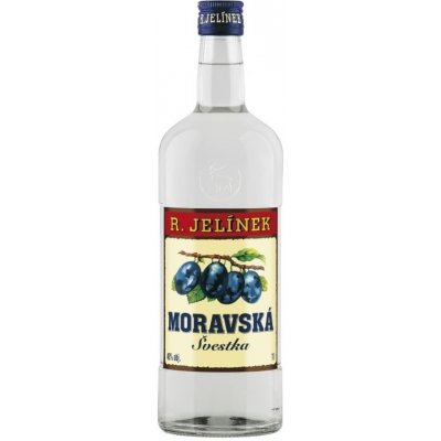 R. Jelínek Moravská Švestka 38% 1 l (holá láhev)