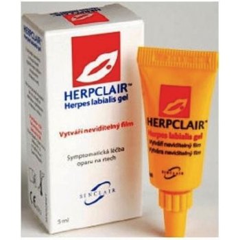 Herpclair herpes labialis gel 5 ml