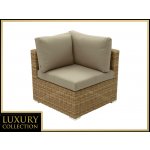 DEOKORK Ratanový rohový díl MALIBU béžovo-hnědá – Zboží Dáma