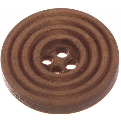 Knoflík 25mm dřevěný WITO Varianta: světle hnědý – Zboží Dáma