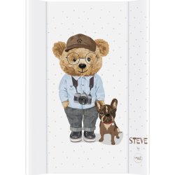 Ceba Baby podložka s pevnou deskou Comfort Fluffy Puffy steve 70 x 50