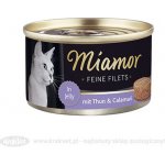 Finnern Miamor Feine filety tuňák & kalamáry 24 x 100 g – Hledejceny.cz