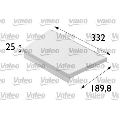 Filtr, vzduch v interiéru VALEO 698700 – Hledejceny.cz