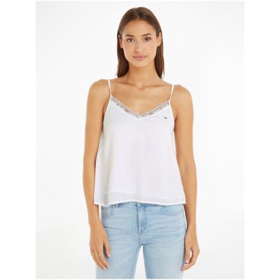 Tommy Jeans Essential Bílé s krajkou Lace Strappy