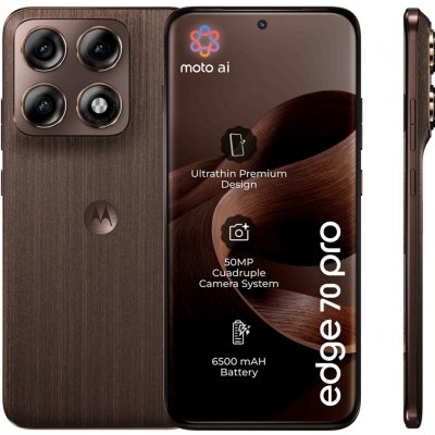 Motorola Edge 70 Pro 8GB/256GB PANTONE Chicory Coffee – Zboží Živě