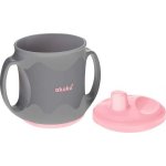 Akuku barevný kouzelný hrníček šedo růžový 200 ml – Zboží Dáma