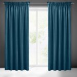 Pierre Cardin ZATEMŇOVACÍ ZÁVĚS NA PÁSCE PIERRE CARDIN SIBEL 140X270 CM TMAVĚMODRÁ – Hledejceny.cz