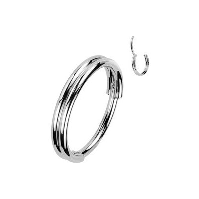 Šperky4U Segment kruh cartilage tragus septum piercing K1045-10 – Zboží Dáma