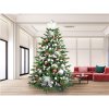 Vánoční stromek LAALU Ozdobený stromeček POLÁRNÍ RŮŽOVÁ II 450 cm s 222 ks ozdob a dekorací