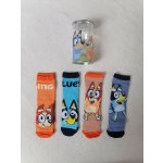 Cerdá Dárkový set Bluey 4× barevné ponožky + roztomilá pokladnička na poklad – Hledejceny.cz