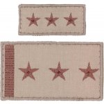 Nášivka: Hodnost AČR Plukovník béžová velká – Zboží Dáma