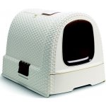 Curver WC kryté Rattan 39 x 39 x 51 cm – HobbyKompas.cz