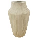 by inspire Keramická váza Runa 13,5×13,5×23 cm – vzhled dřeva – Hledejceny.cz