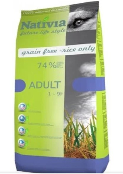 Nativia Adult mini Duck & Rice 15 kg
