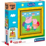 CLEMENTONI Frame Me Up Prasátko Peppa 60 dílků – Zboží Dáma