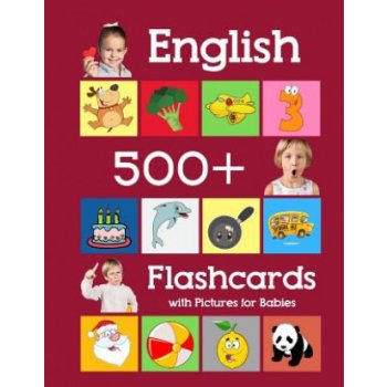 English 500 Flashcards with Pictures for Babies: Learning homeschool frequency words flash cards for child toddlers preschool kindergarten and kids