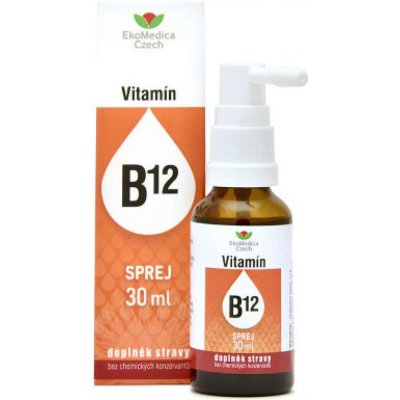 Ekomedica Vitamín B12 sprej 30 ml – Zbozi.Blesk.cz